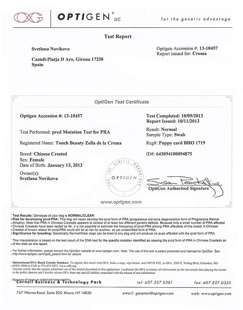 Touch Beauty Zella de la Crema